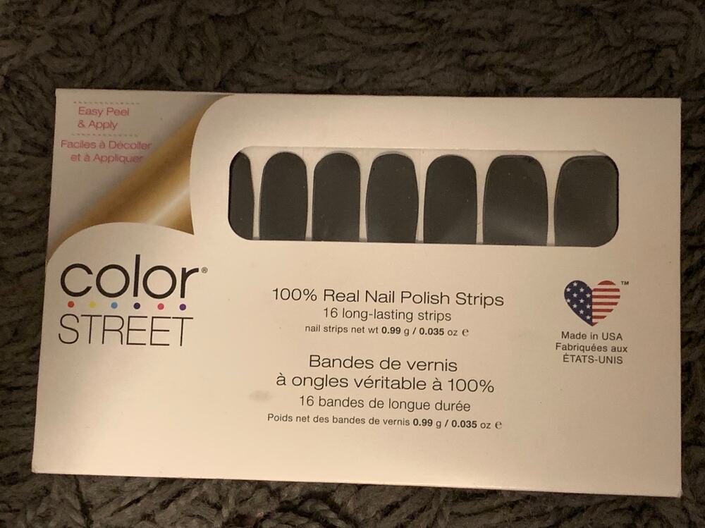 Color Street Nail Polish Strip Midnight In Manhattan